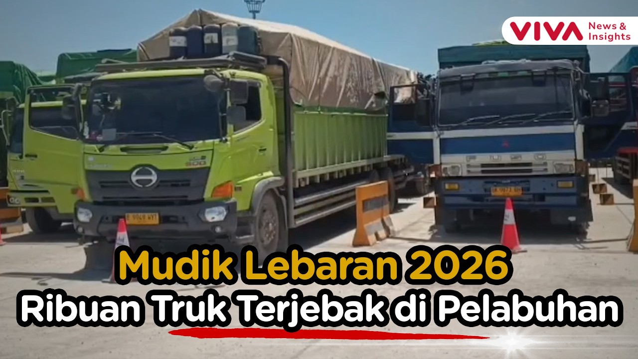 Ribuan Truk Mengular di Pelabuhan,Sopir Terjebak Antrean Berhari hari!