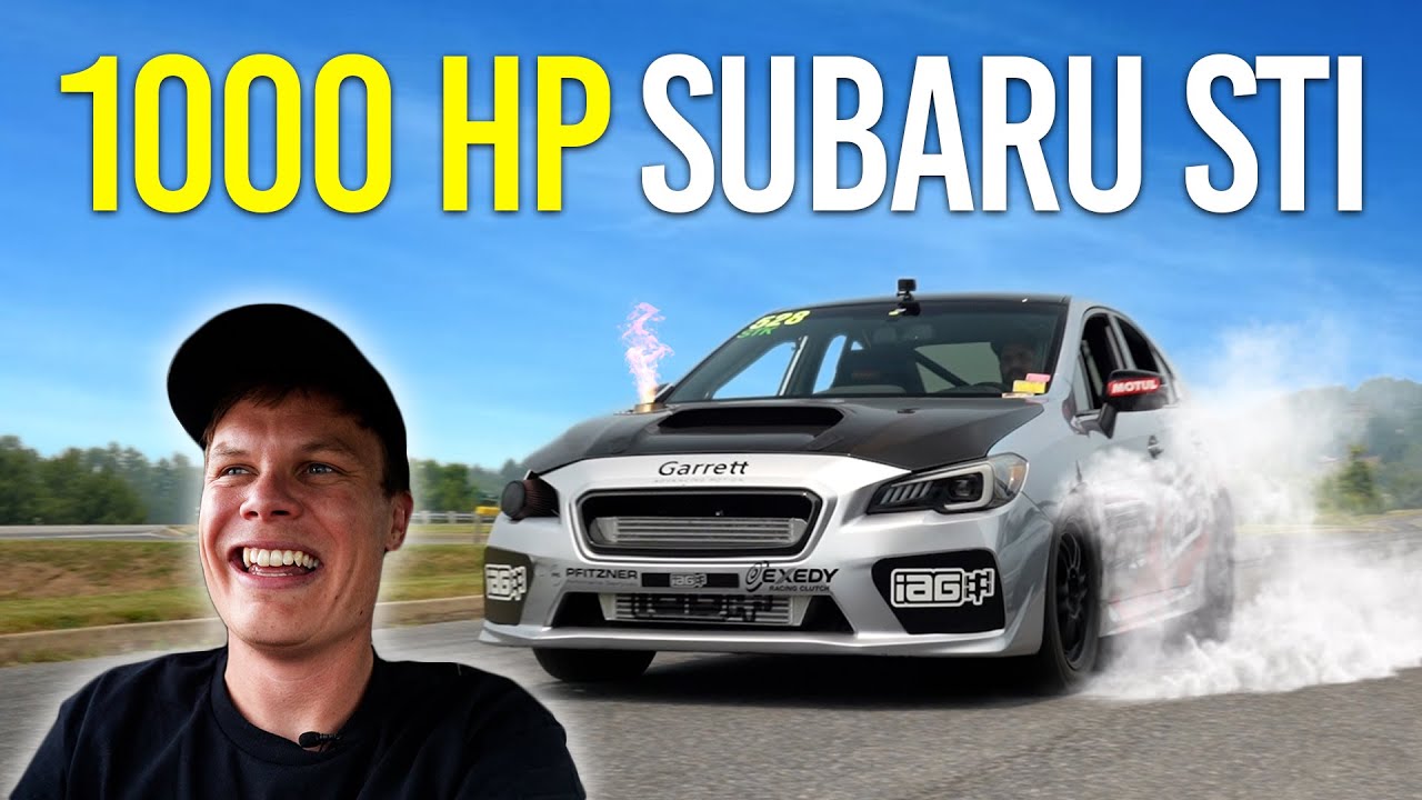 Launching the 1000+ HP STI on my first week at IAG!