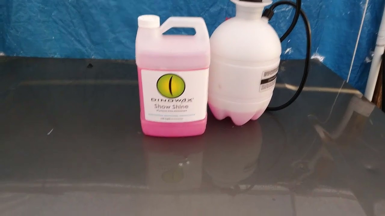 dinowax show shine waterless car wash best thing to use in cold weather 👌