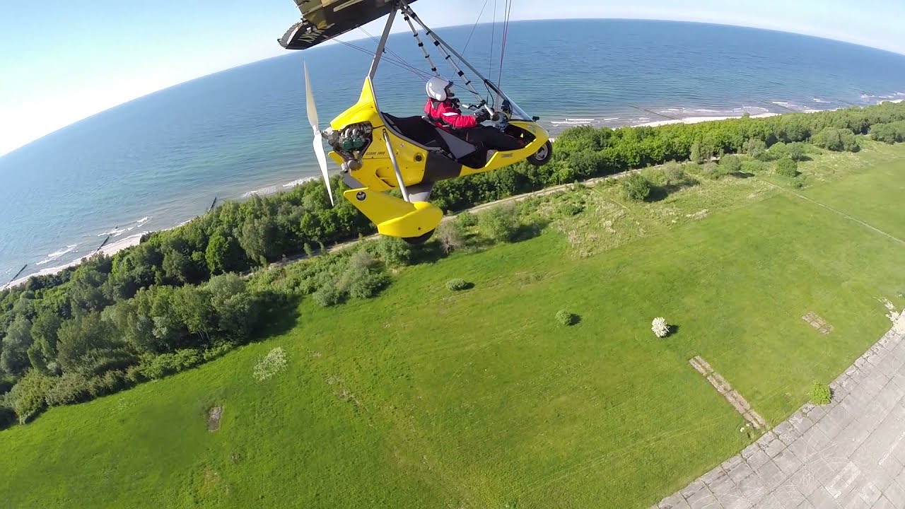 Bagicz Kołobrzeg , motor hang glider  Motolotnia Tanarg Air Creation Bionix ,