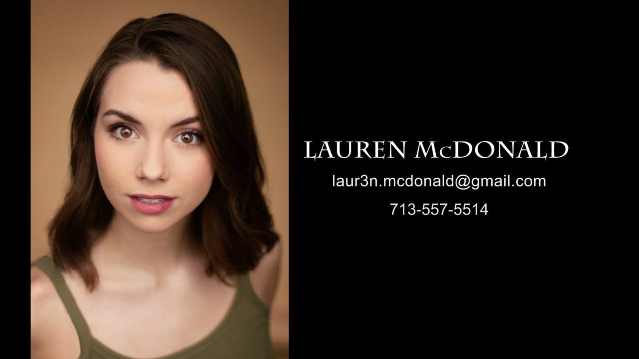 Lauren McDonald Vocal Reel