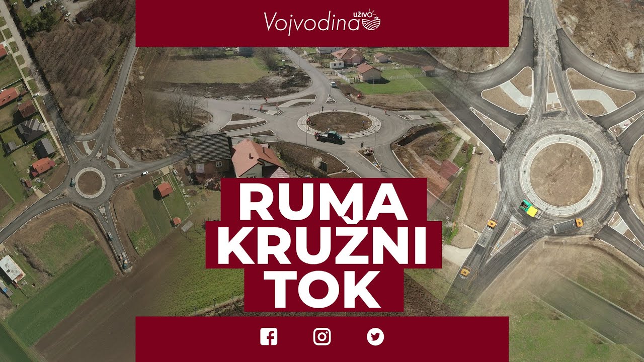 Kružni tok u Rumi @VojvodinaUzivo