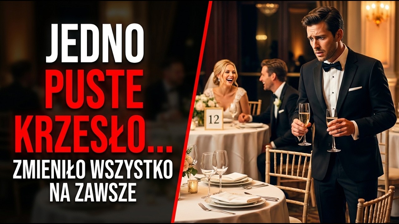 Na weselu moja żona siedziała z innymi gośćmi, a jedno puste krzesło zmieniło wszystko na zawsze