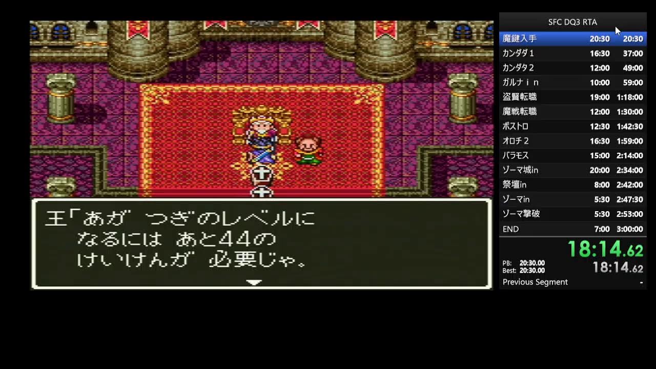【RTA  DQ3 五輪練習】ロマリア王、黄金の爪盗掘