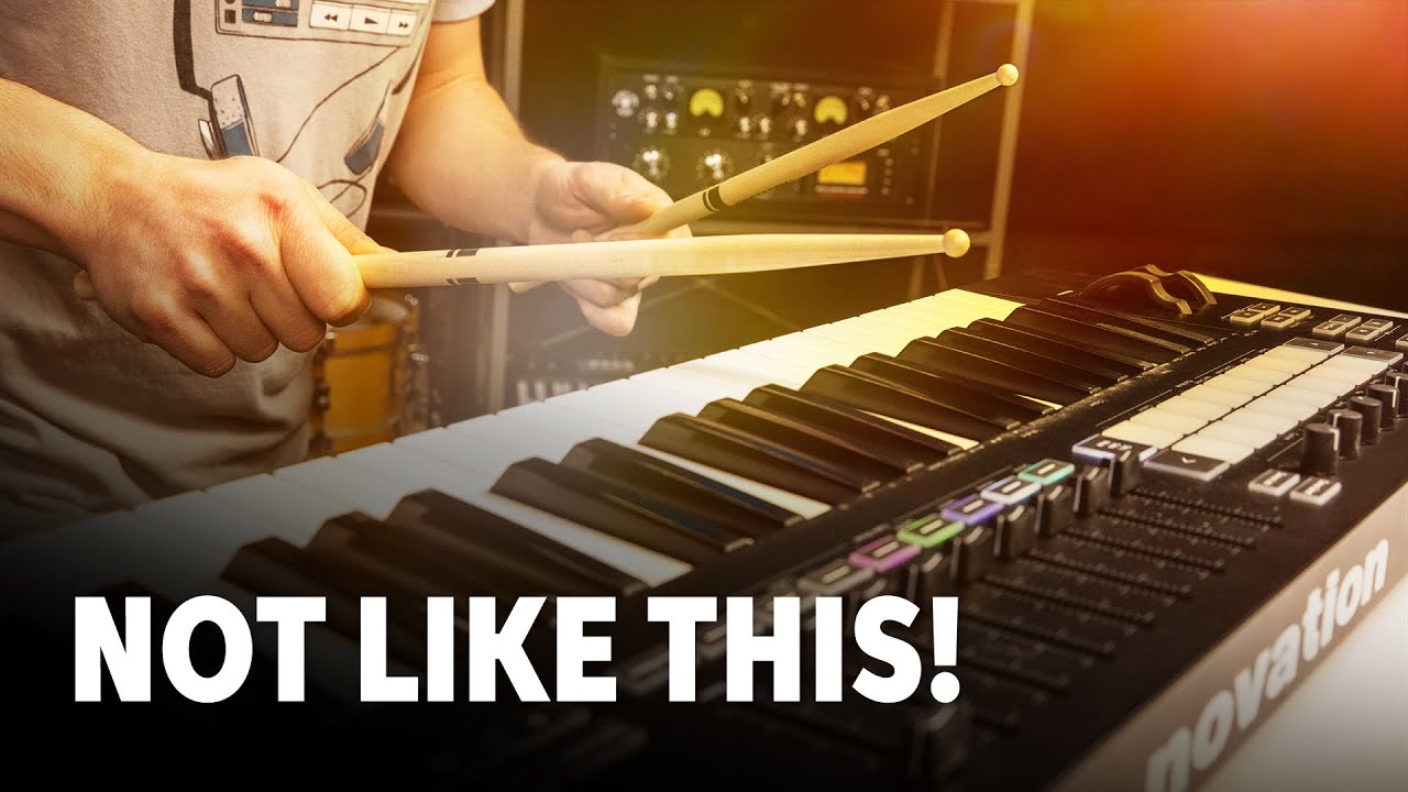 How to Play Realistic Drum Beats on a Keyboard