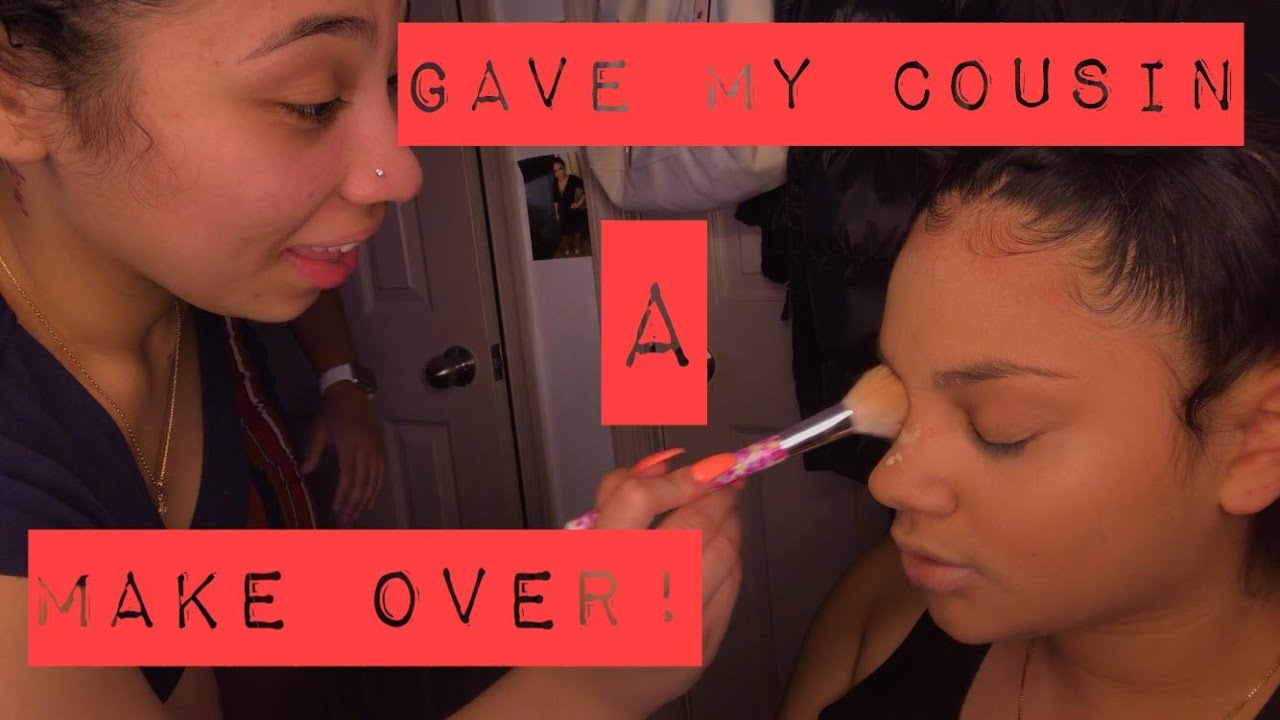 GIVING MY COUSIN A MAKEOVER!
