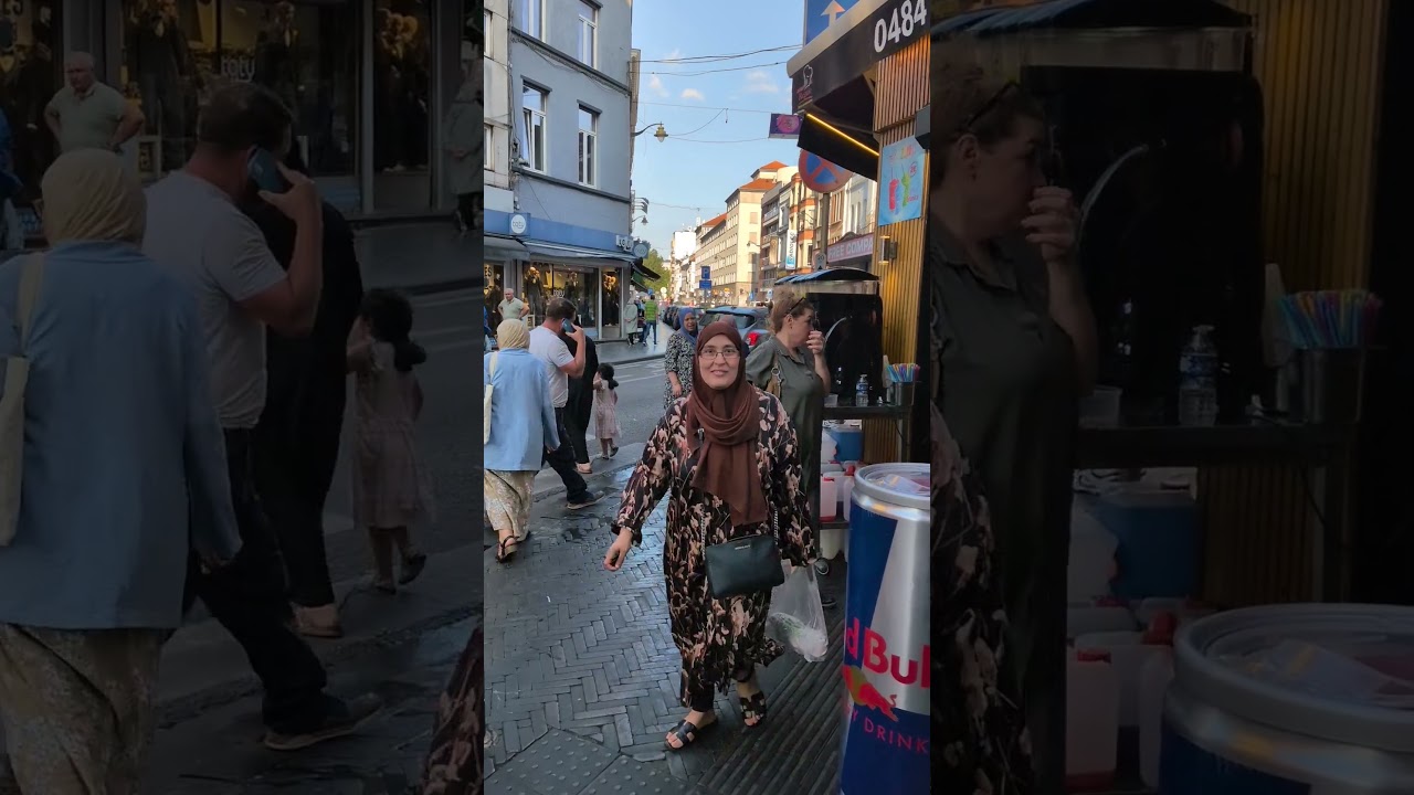 P&oacute;łnocnoafrykańska Bruksela, Belgia Dzielnica Molenbeek #googlepixel9a #migracja