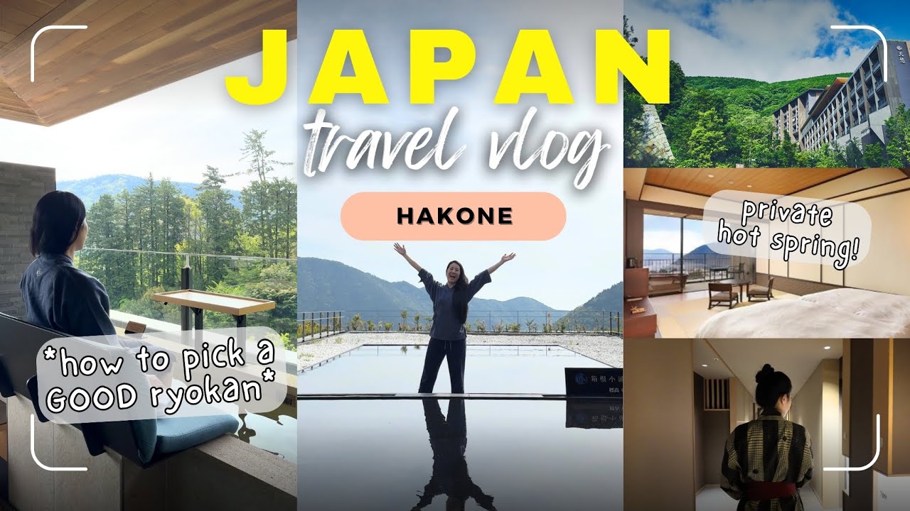 JAPAN TRAVEL VLOG | Hakone Vlog Part 1 - EVERYTHING we did and ate!