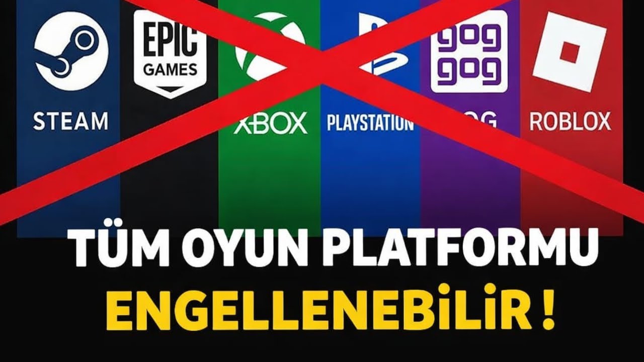 STEAM VE TÜM OYUN PLATFORMU ENGELLENEBİLİR Mİ? #OYUNUMADOKUNMA