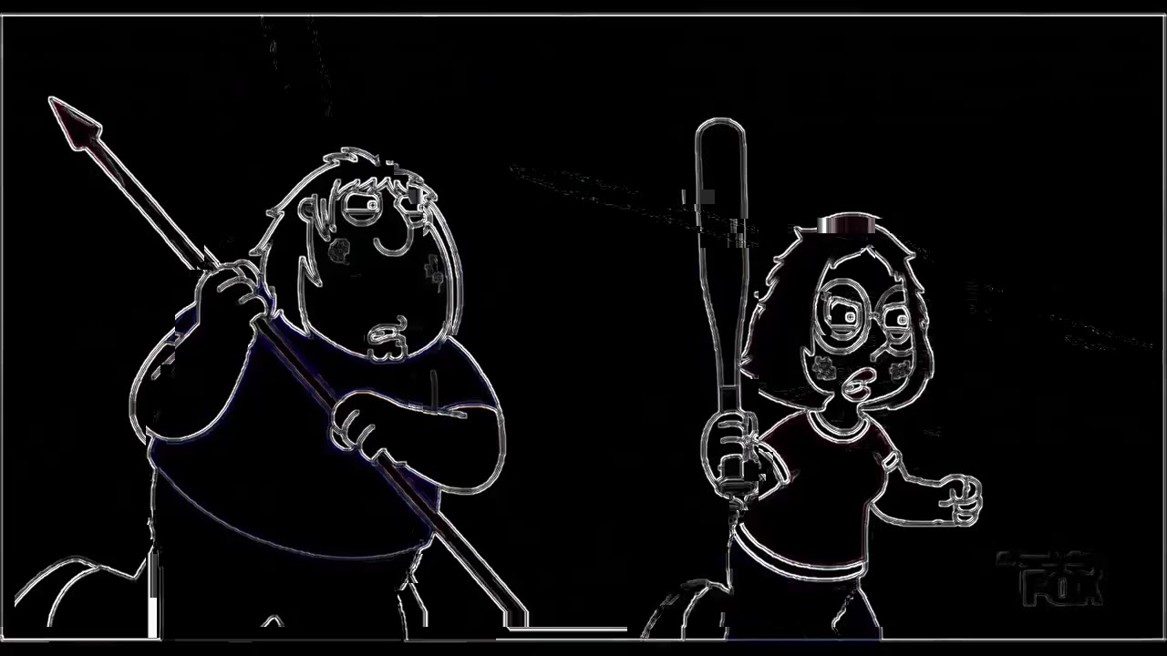 Meg and Chris vs the entire school Vocoded to Megalovania