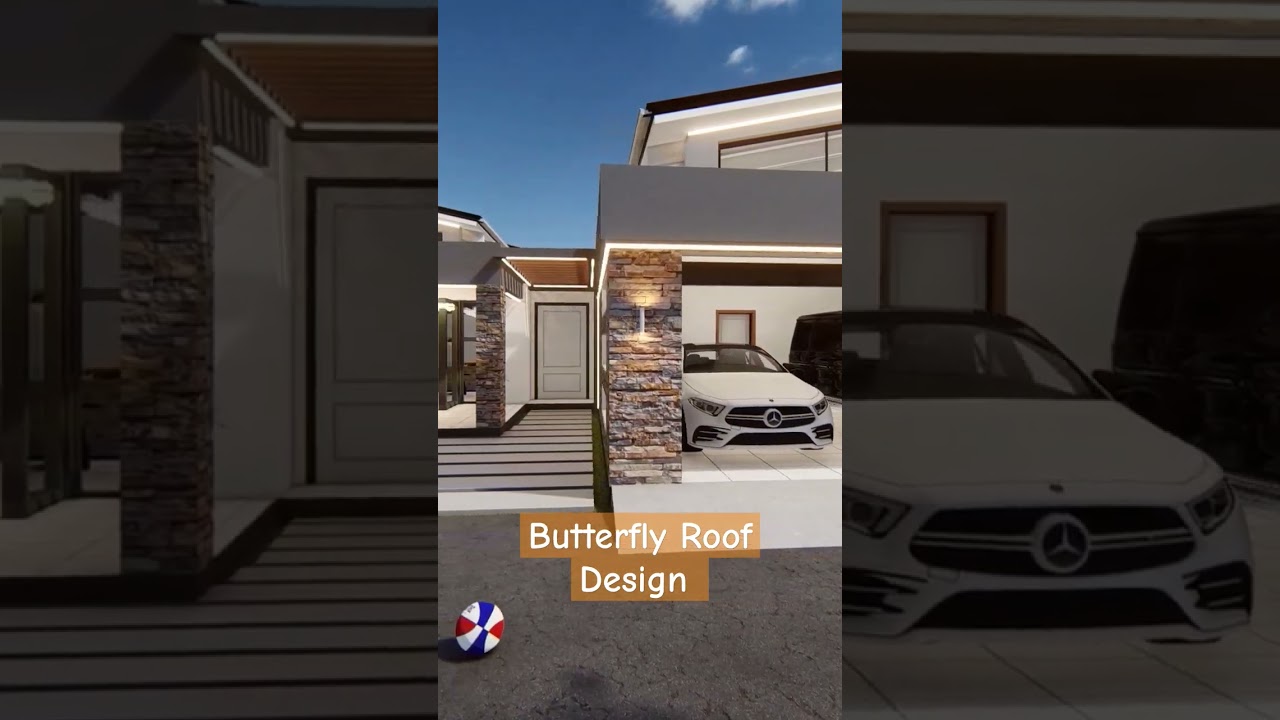 Beautiful butterfly roof Design #music #housetour #homedesign #home #interiordesign #housedesign