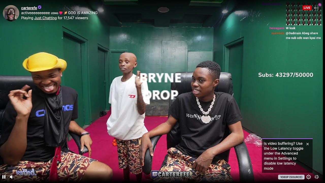 Bryne Muzik's Live broadcast