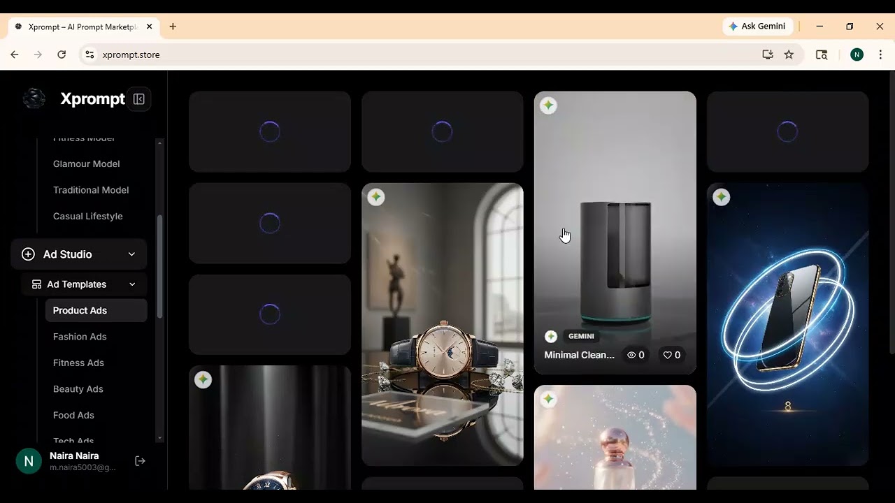 Xprompt.store Ai prompt Marketplace 