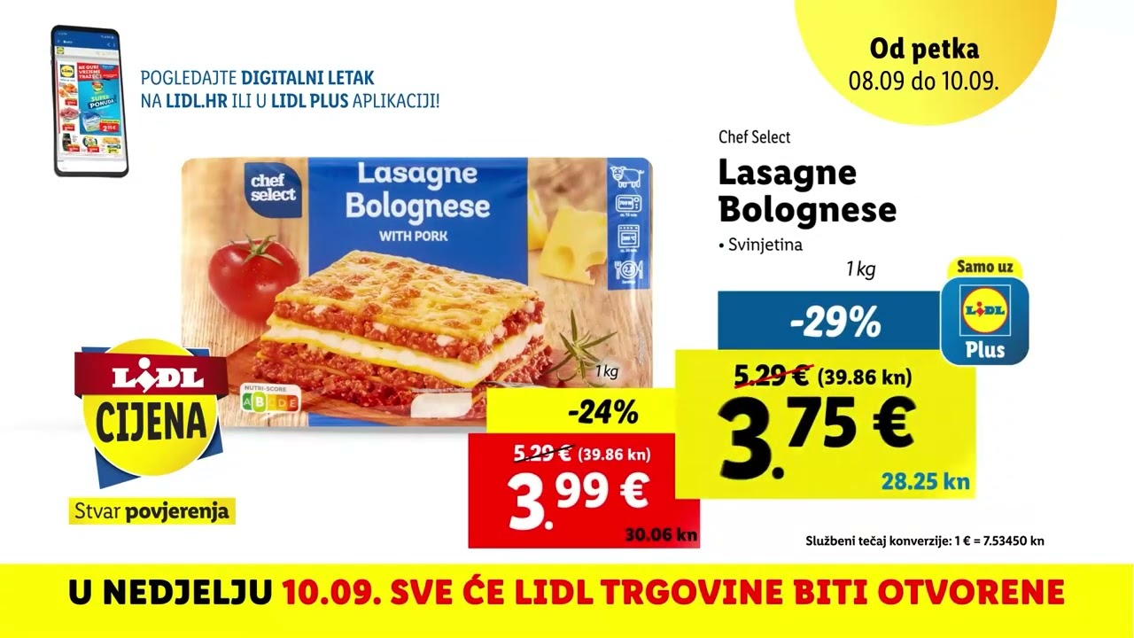 Iskoristi petak i subotu za super kupnju u Lidlu.