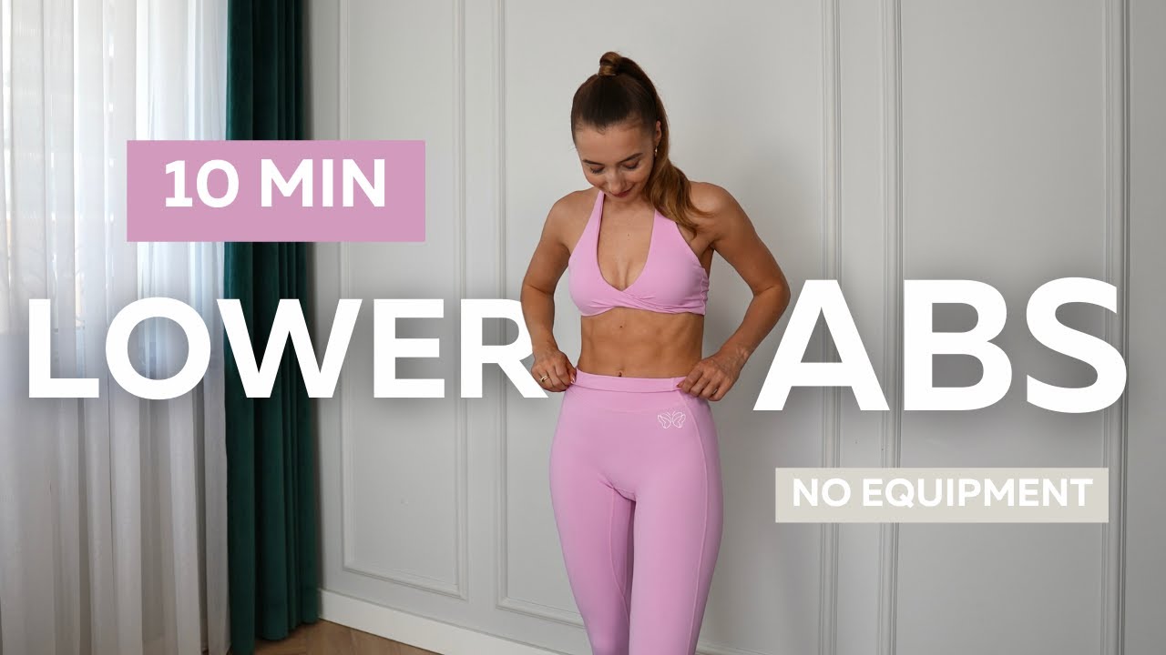 10 MIN LOWER ABS WORKOUT | Intense Lower Belly Burn | No Equipment