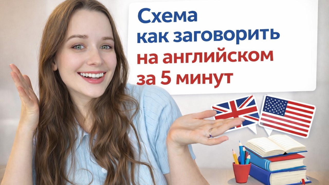 Схема: Как заговорить на АНГЛИЙСКОМ за 5 минут