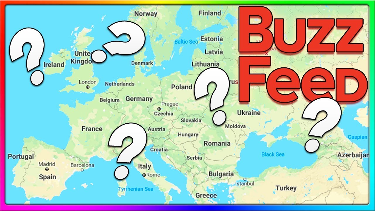 Americans Take a European Geography Test | BuzzFeed Funny Quizzes