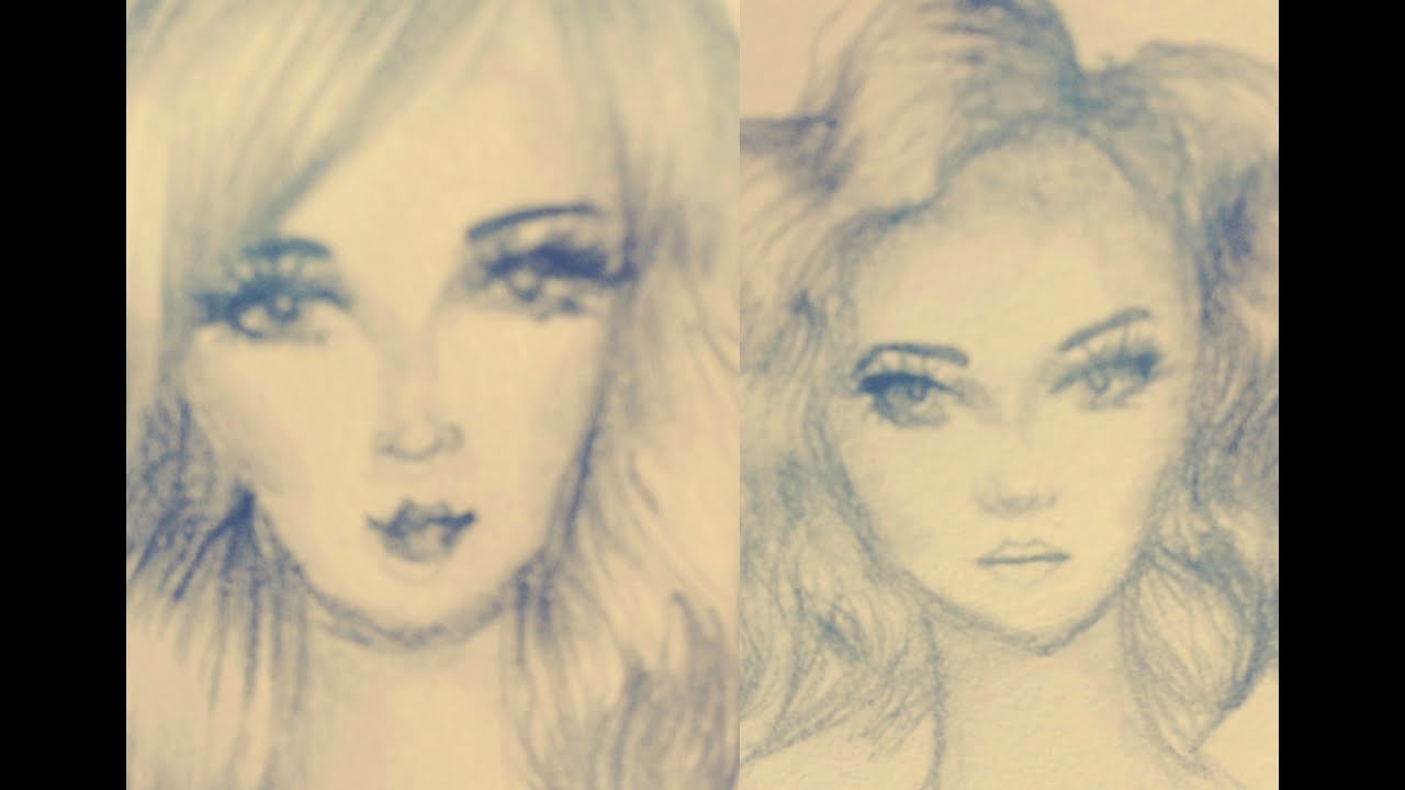 Como desenhar cabelo enrolado (2 estilos diferentes)