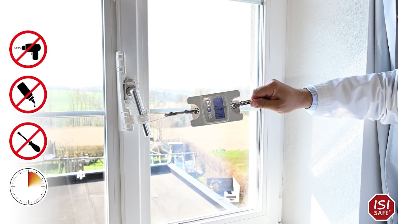ISI SAFE WEISS – die Kindersicherung für Fenster