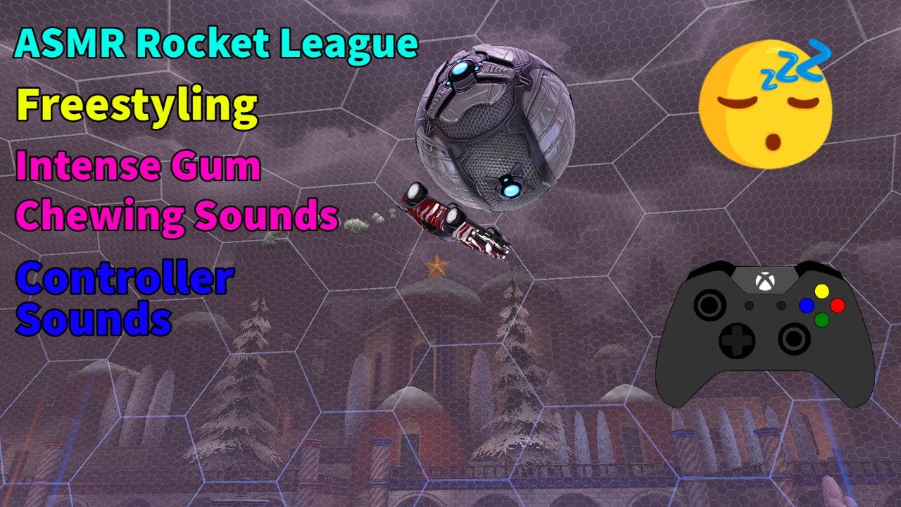 Rocket League ASMR Freestyling | Intense Gum Chewing | Controller Sounds
