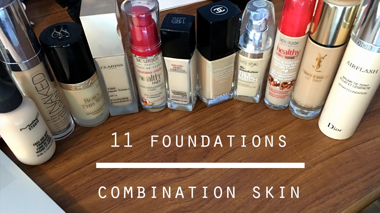 11 Best Foundations for Combination (Oily, Dry & Acne prone skin) + SWATCHES