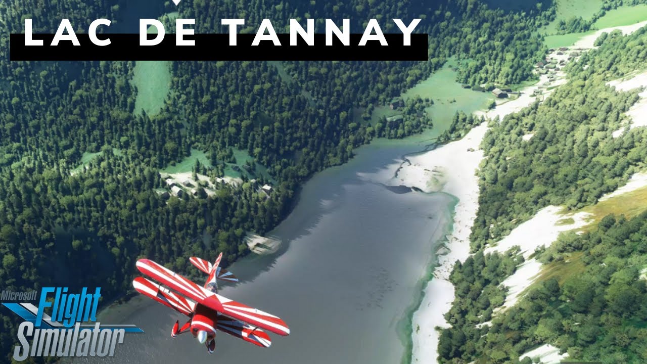 FS2020 - Bex (Switzerland) - Lac de Tannay - Bex ... and crashed :-(