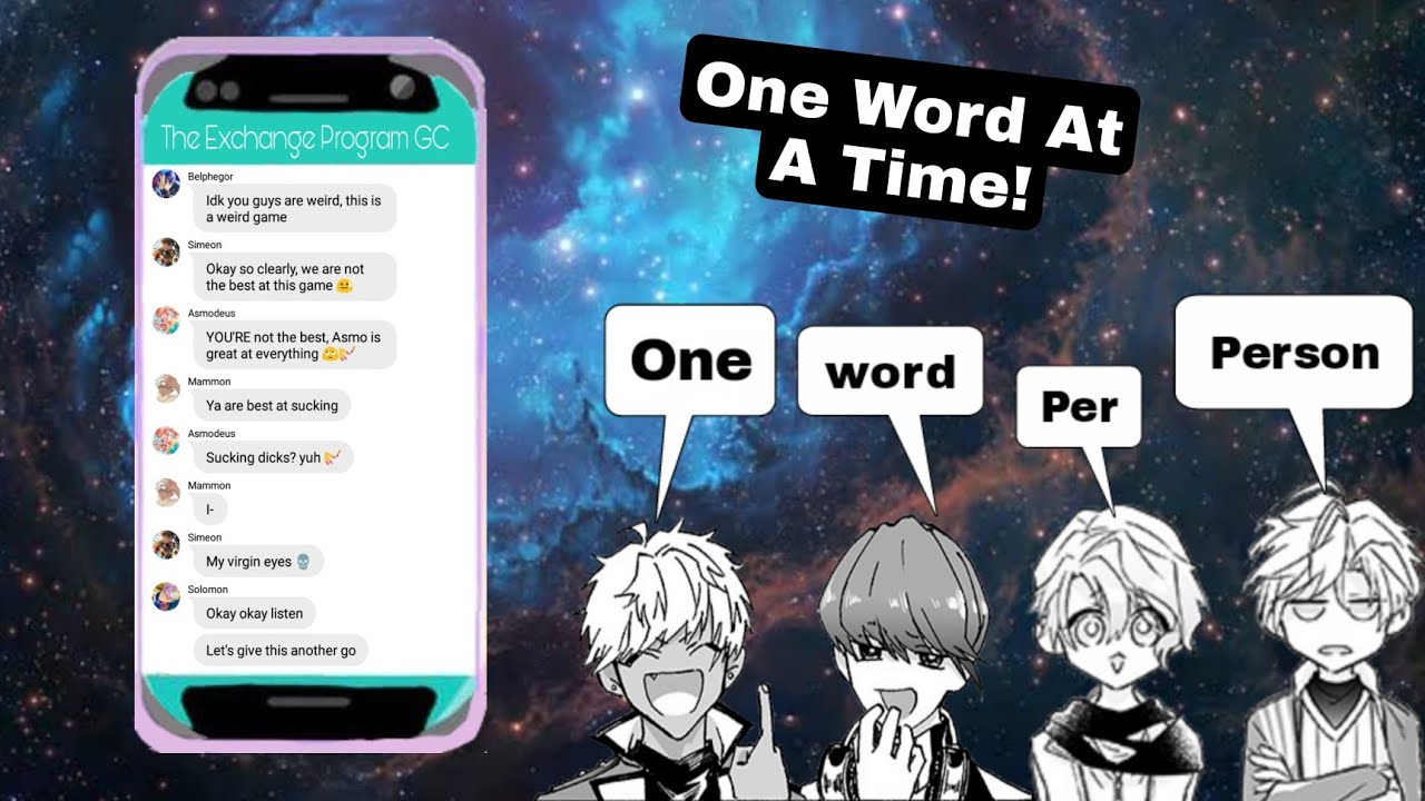 One Word At A Time! | Obey Me Texting Story