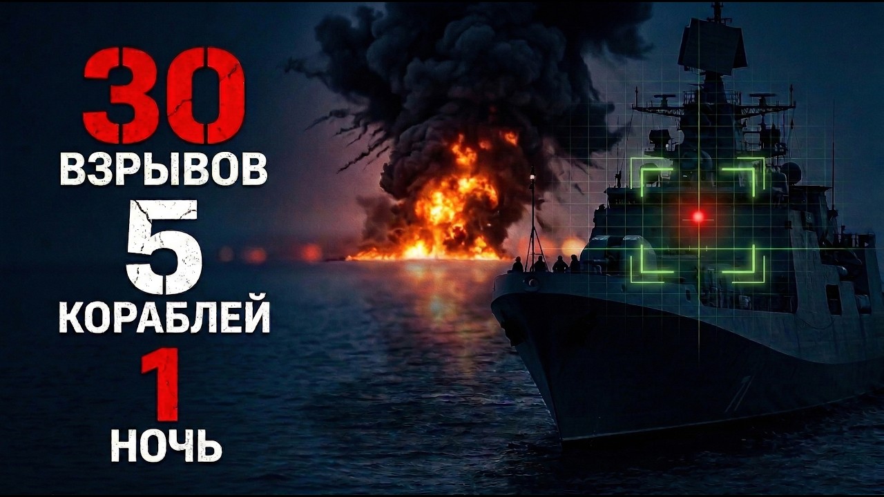 Крах безопасной гавани : Как рой дронов уничтожил Черноморский флот в Новороссийске?