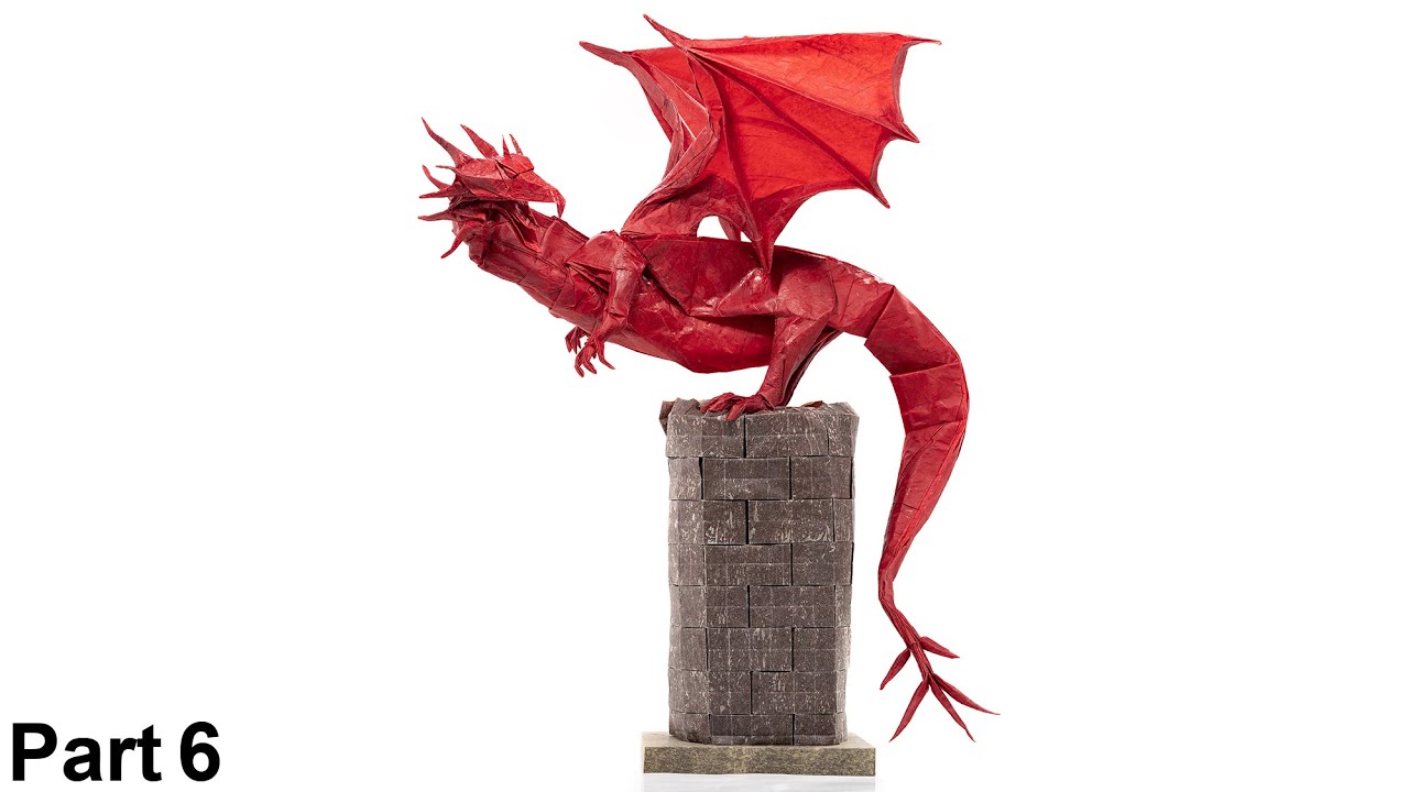 Origami Western Dragon (Shuki Kato) part 6