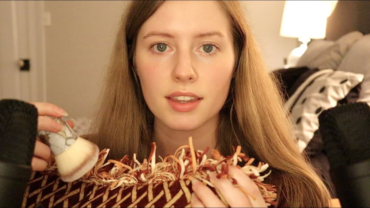 ASMR Fabric Triggers // brushing, scratching, fabrics