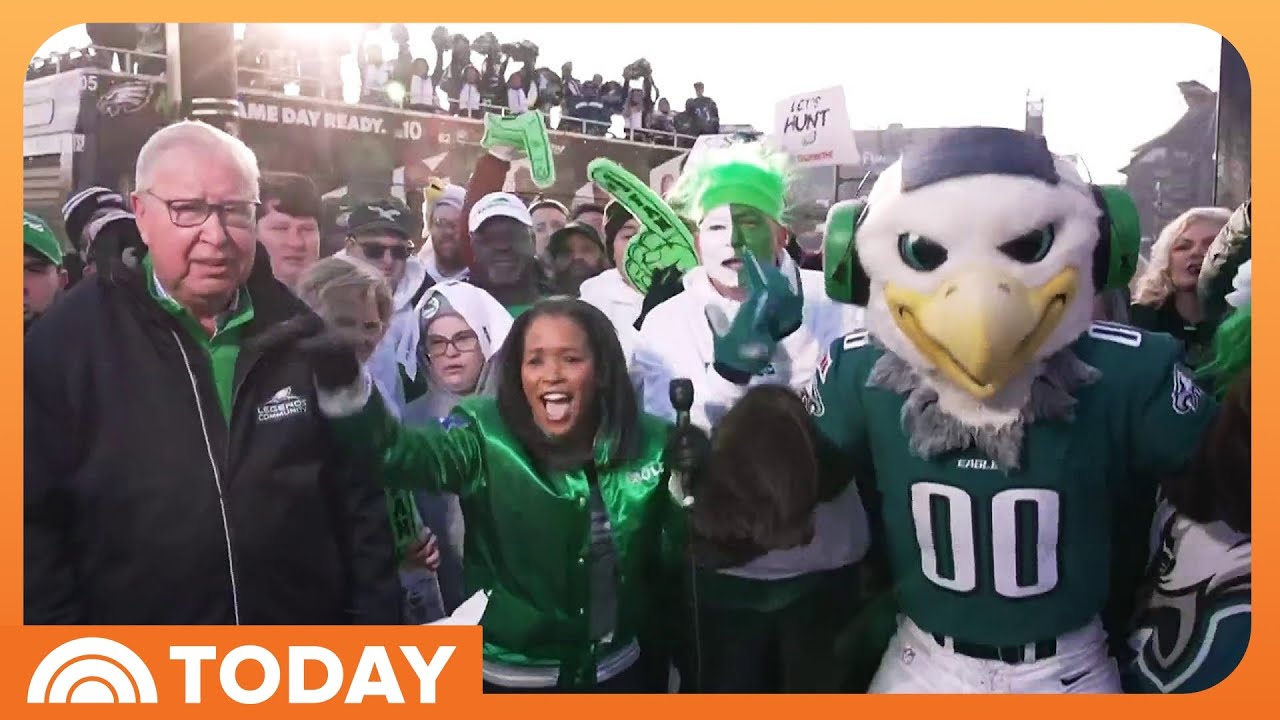 See team spirit shine in TODAY’s nationwide NFL playoff pep rally!