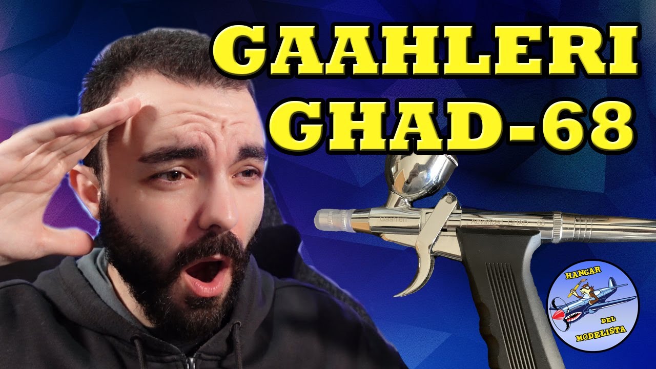 Pongo a prueba el aerógrafo Gaahleri Ghad-68 | Reseña