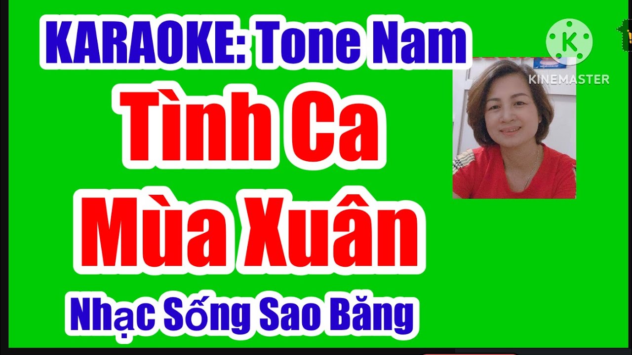 KARAOKE: T&Igrave;NH CA M&Ugrave;A XU&Acirc;N - TONE NAM - SON THỨ.  T&Aacute;C GIẢ;  TRẦN HO&Agrave;N