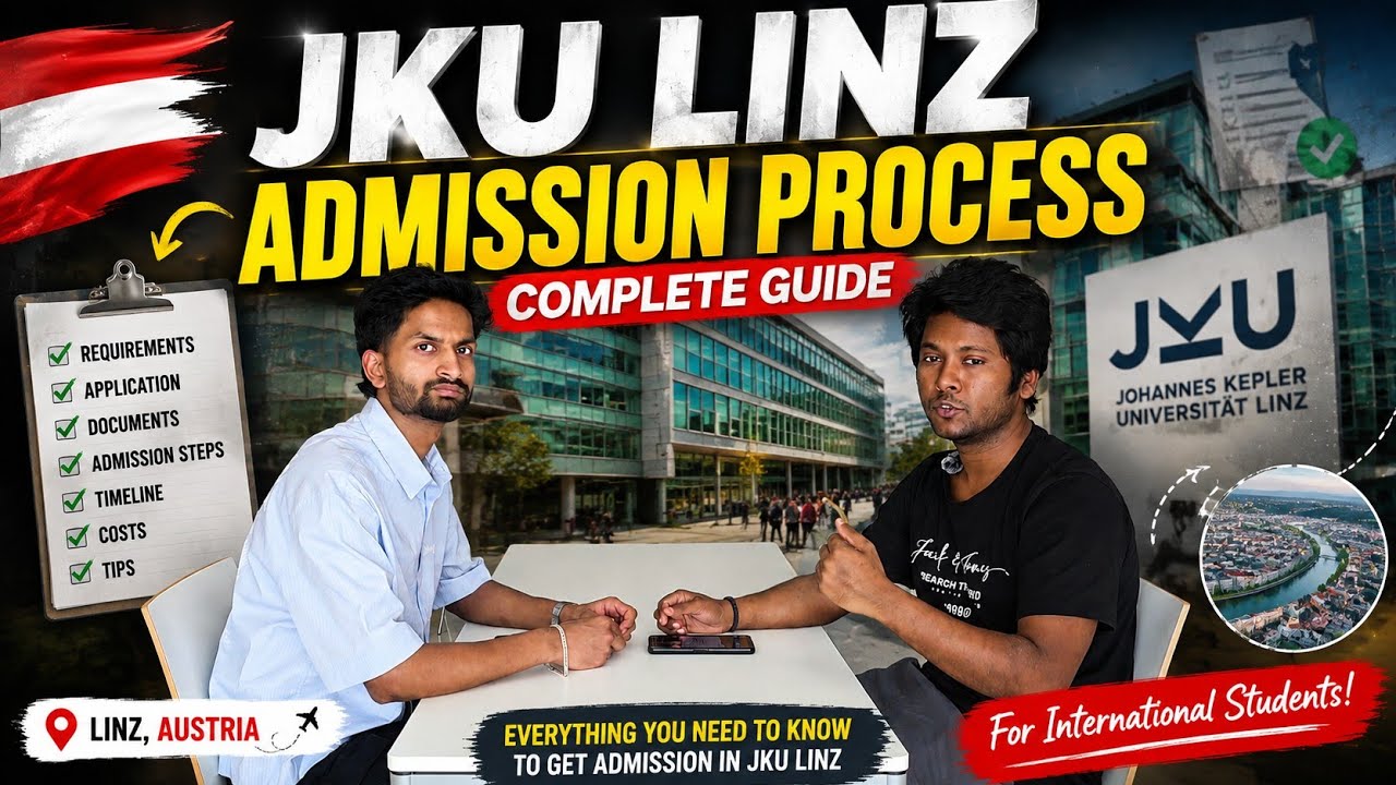 JKU Linz Admission & Austria Student Visa Process 🇦🇹 (Step-by-Step Reality)