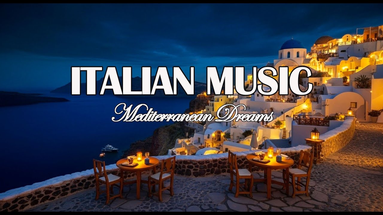 🎸 Italian Vibes & Mediterranean Music 🎸 | 1+ Hours of Scenic Coastal Italy & Lake Como Bliss 4k