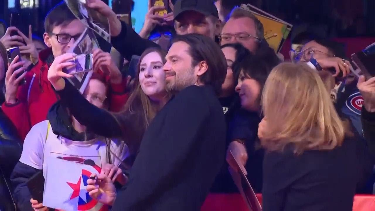 Sebastian Stan and Renate Reinsve walk the Berlinale red carpet for 'A Different Man' premiere, in a