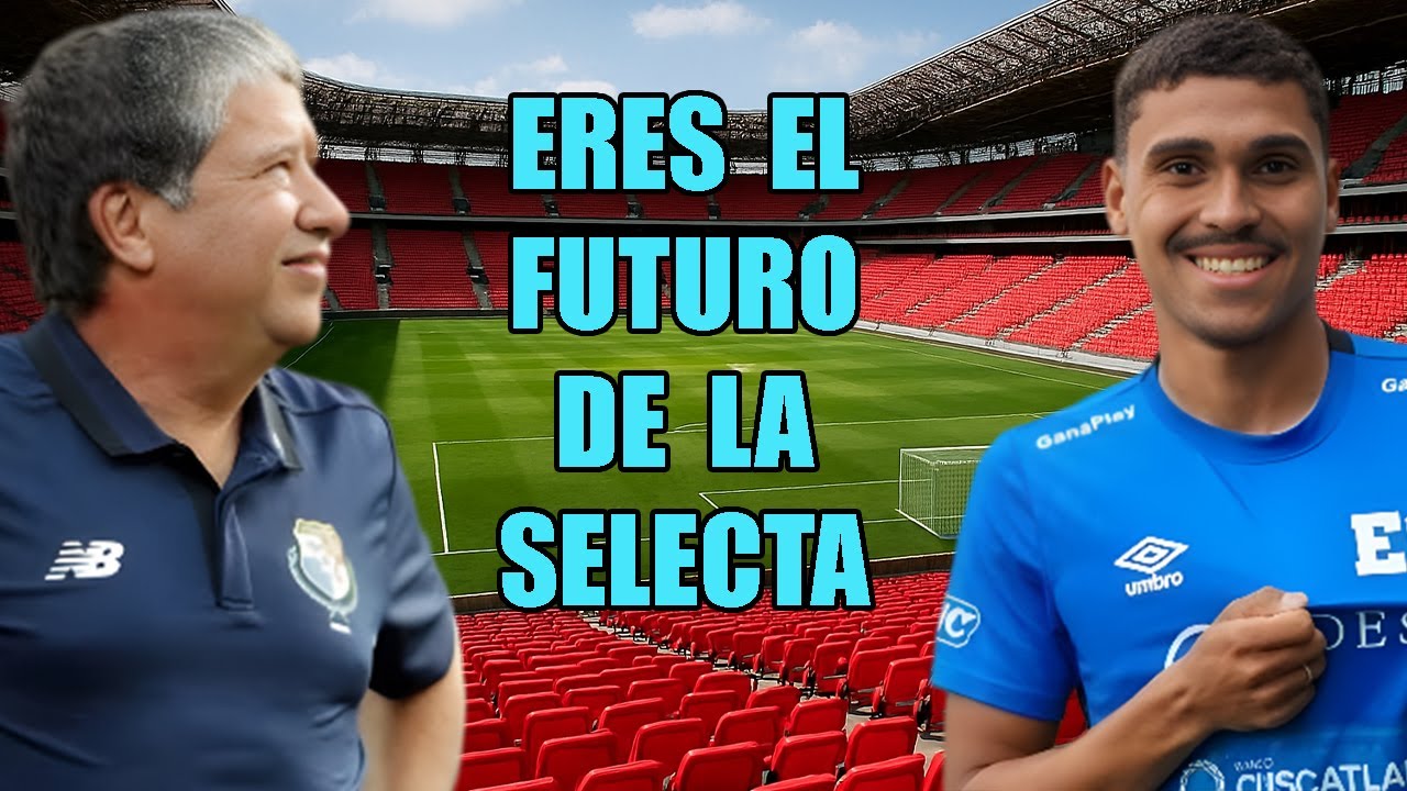 Bolillo Gómez celebra el salto de una de las jóvenes promesas de la Selección de El Salvador