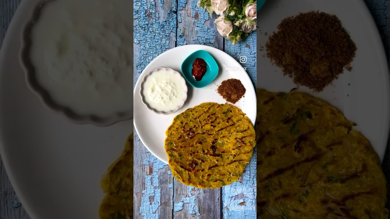 Easy and quick thalipeeth recipe #food #youtubeshorts #recipe