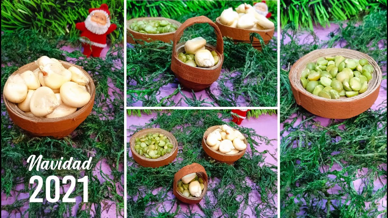 CESTAS PARA DECORAR UN NACIMIENTO NAVIDEÑO 2021🎄Ideas para decorar un Pesebre Navideño-BELENES 2021🎅