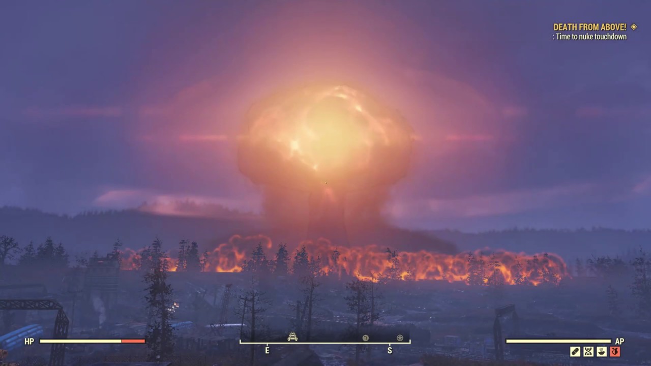 Fallout 76 - Nuclear Bomb Detonation (2018)