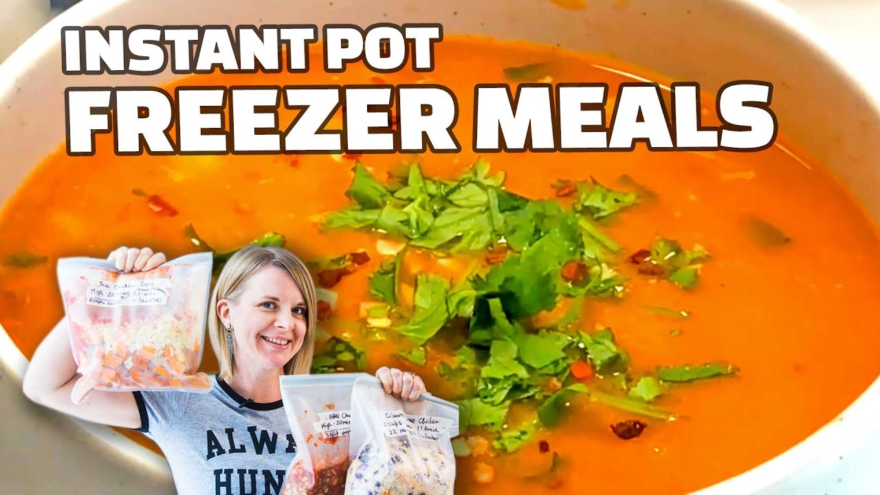 3 HEALTHY Instant Pot Freezer Meals | Recipes to Cook from Frozen