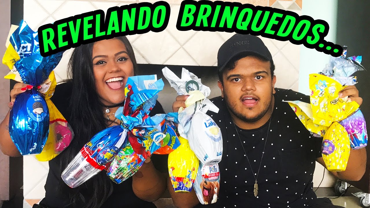 MOSTREI OS BRINQUEDOS DOS OVOS DE PASCOA