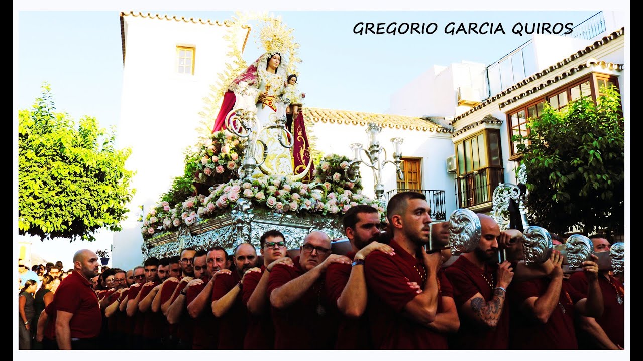 PROCESION COMPLETA DE LA VIRGEN DE LOS REMEDIOS EN ESTEPONA, Jueves, 15 de Agosto de 2024.