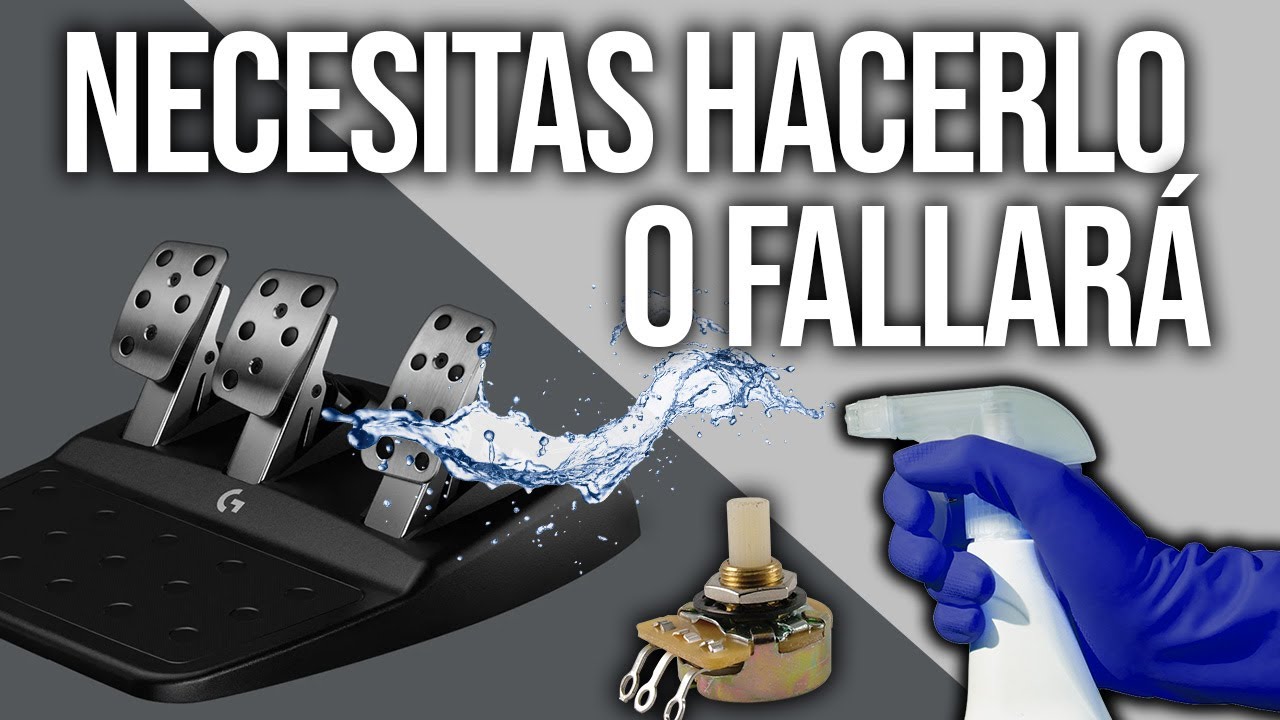 La MEJOR y más SENCILLA forma de limpiar tu pedalera / Solución error pedal Logitech G29 G920 G923