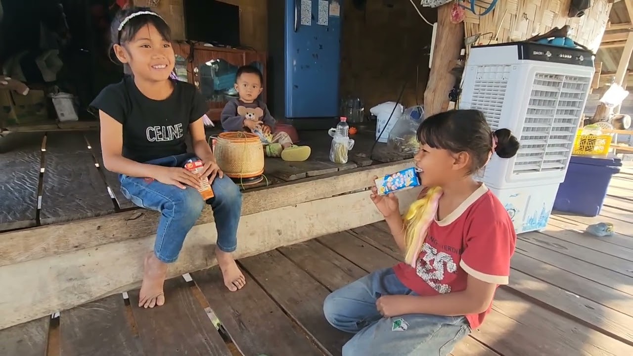 น้องน้ำถูกหวยแบ่ง​ถูกหวยให้น้องเมย์น้องณัชชา​