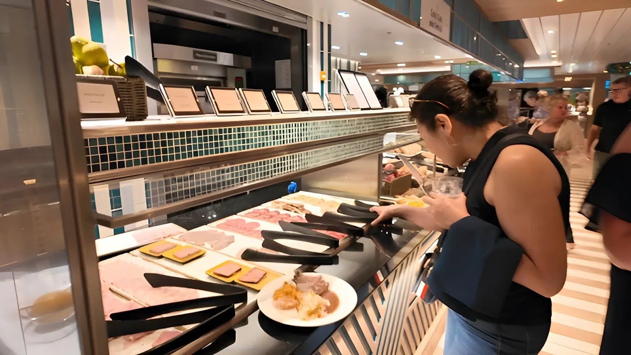 P&O Arvia Horizon Buffet Restaurant | DINNER | Full Tour