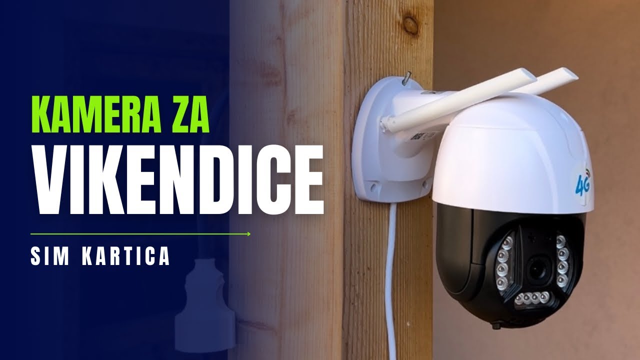Kamera sa SIM karticom za Video Nadzor Vikendice / Štale..