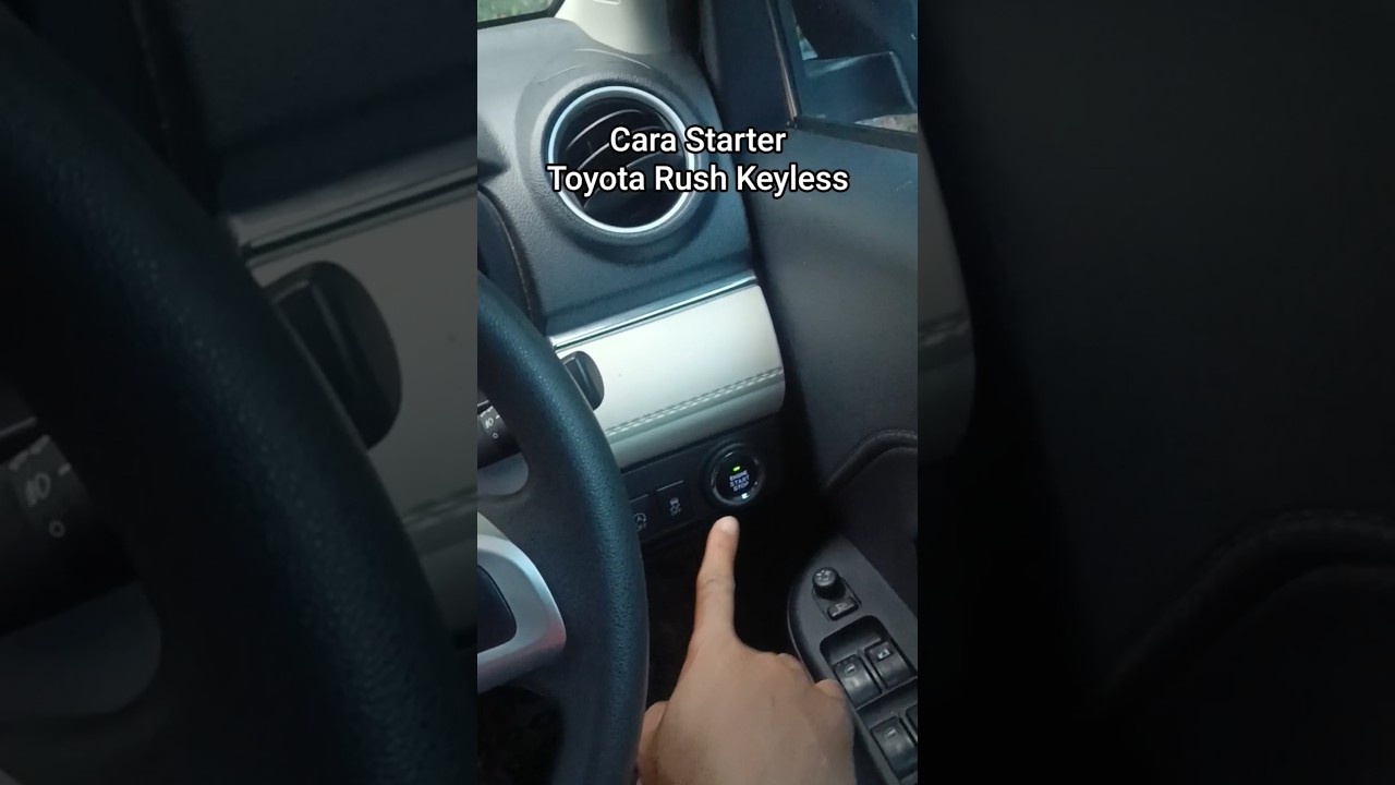 How to Start a Toyota Rush 2022+ Keyless | Easy Step-by-Step
