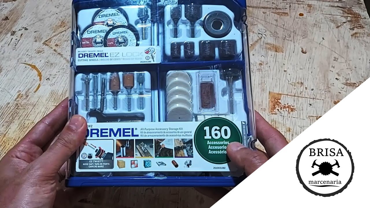 Saiba o que vem no Kit Dremel de 160 acessórios antes de comprar! - Brisa Marcenaria