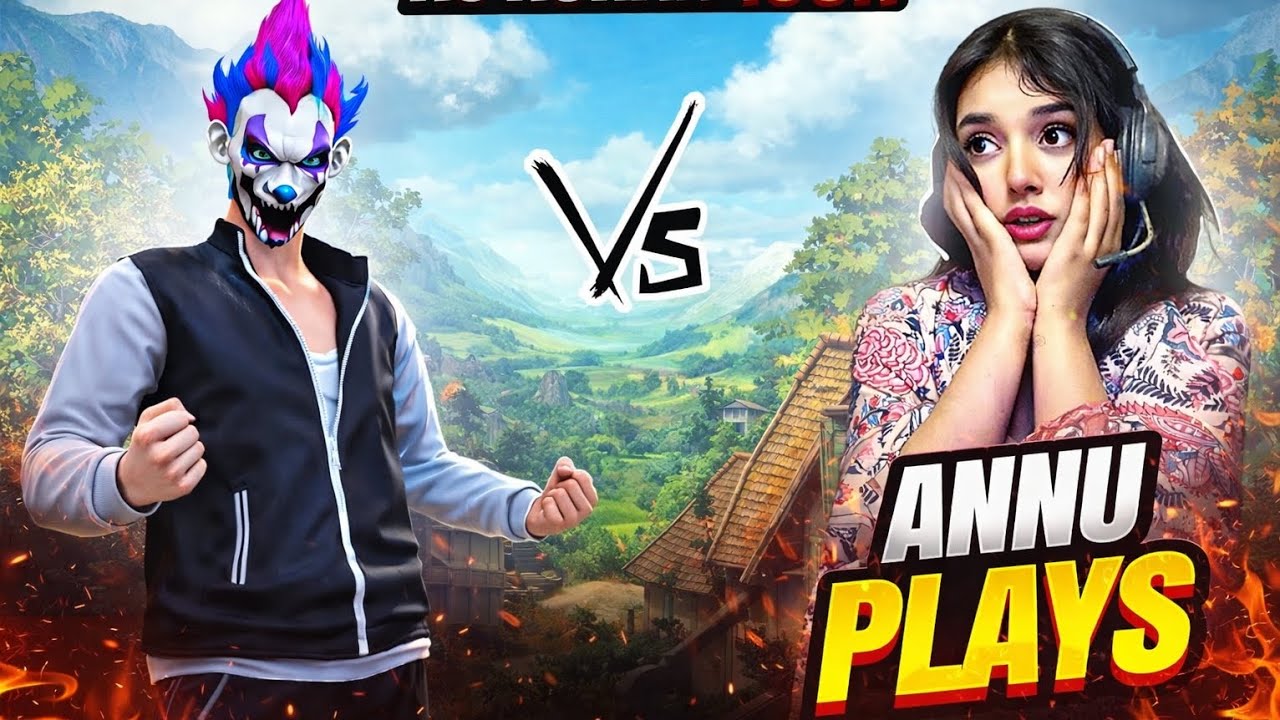 V BADGE LAKA GAMING 💀VS ANNU PLAY || WHO WILL WIN 🧐 || #freefire #lakagaming #1vs1 #vbadge